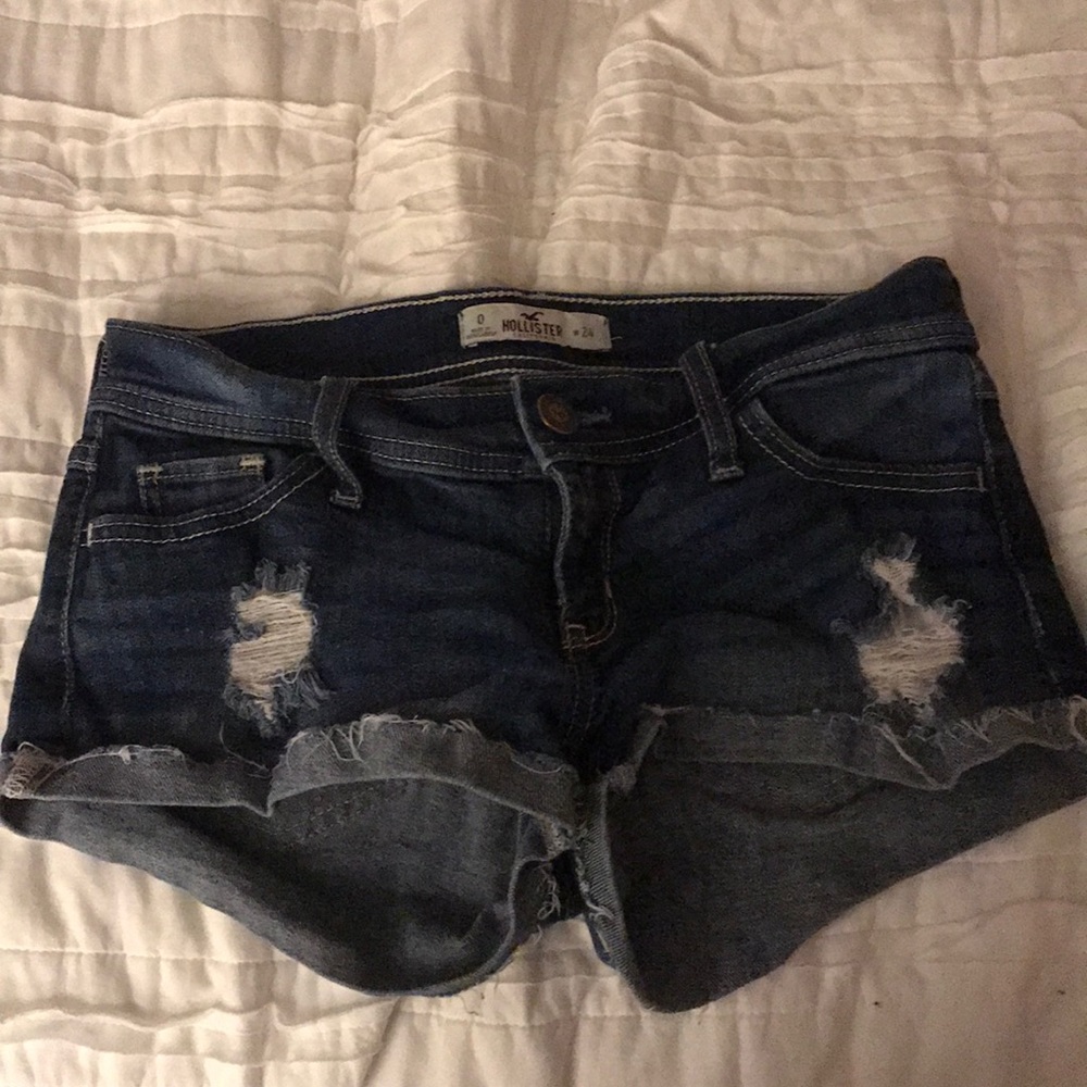 Hollister jean short shorts